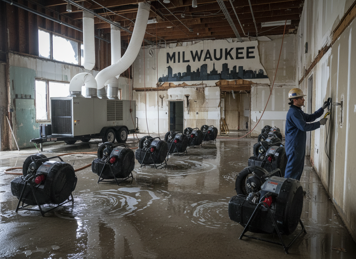 Water Damage Restoration in Racine, WI 53402